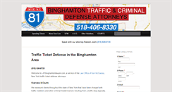Desktop Screenshot of i-81binghamtonlawyer.com